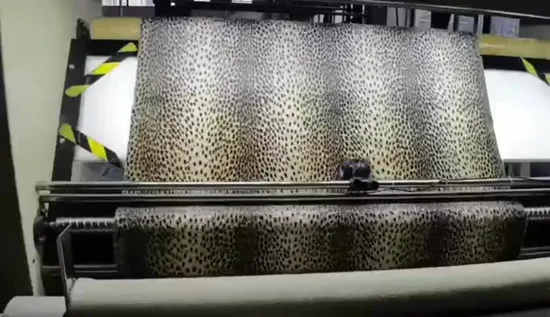 100% Poliéster Jacquard Faux Sherpa Fur Eshp-90A