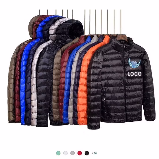 Jaquetas masculinas de algodão acolchoadas personalizadas de inverno personalizadas por atacado