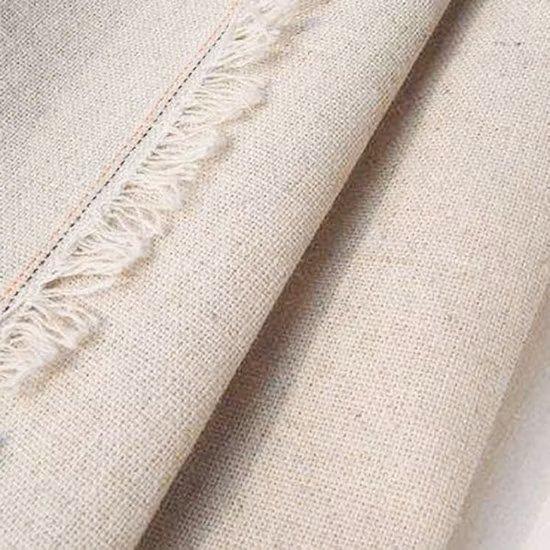 Tecidos de mistura de linho e algodão Roupa Vogue Easy-Care