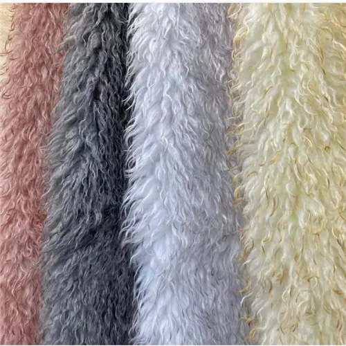 Luxuosa imitação de pele de raposa rosa